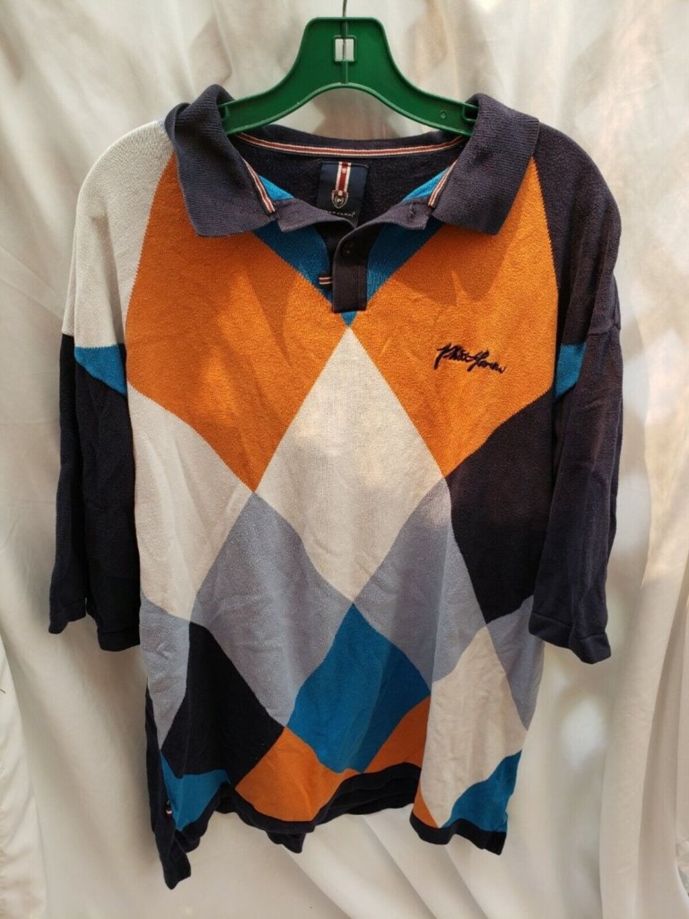 Phat Farm Phat Classics Polo Shirt Adult XXL Colorful 90s Hip Hop Urban Vintage